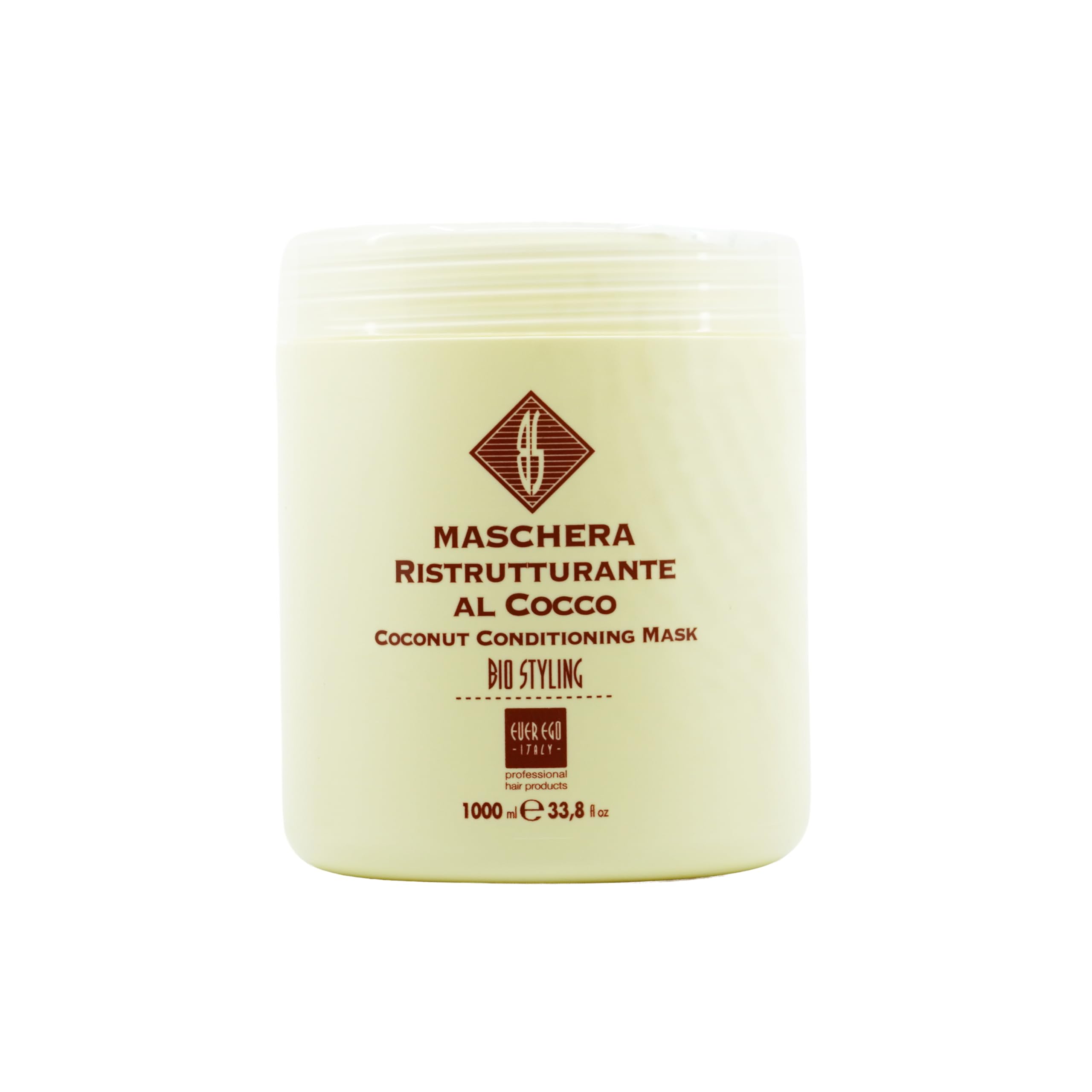 Amazon.com: Ever Ego Maschera Ristrutturante Al Cocco Coconut